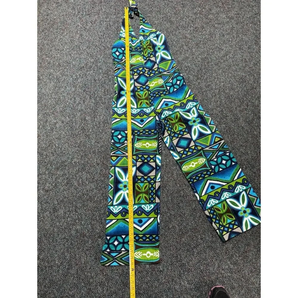 Boho Jumpsuit Womens Small Handmade Artsy Colorful Art To Wear Hippie - Picture 2 of 9
